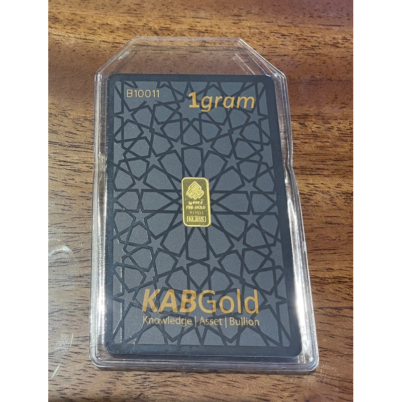 KAB Gold 1g Bullion bar (Au 999.9)