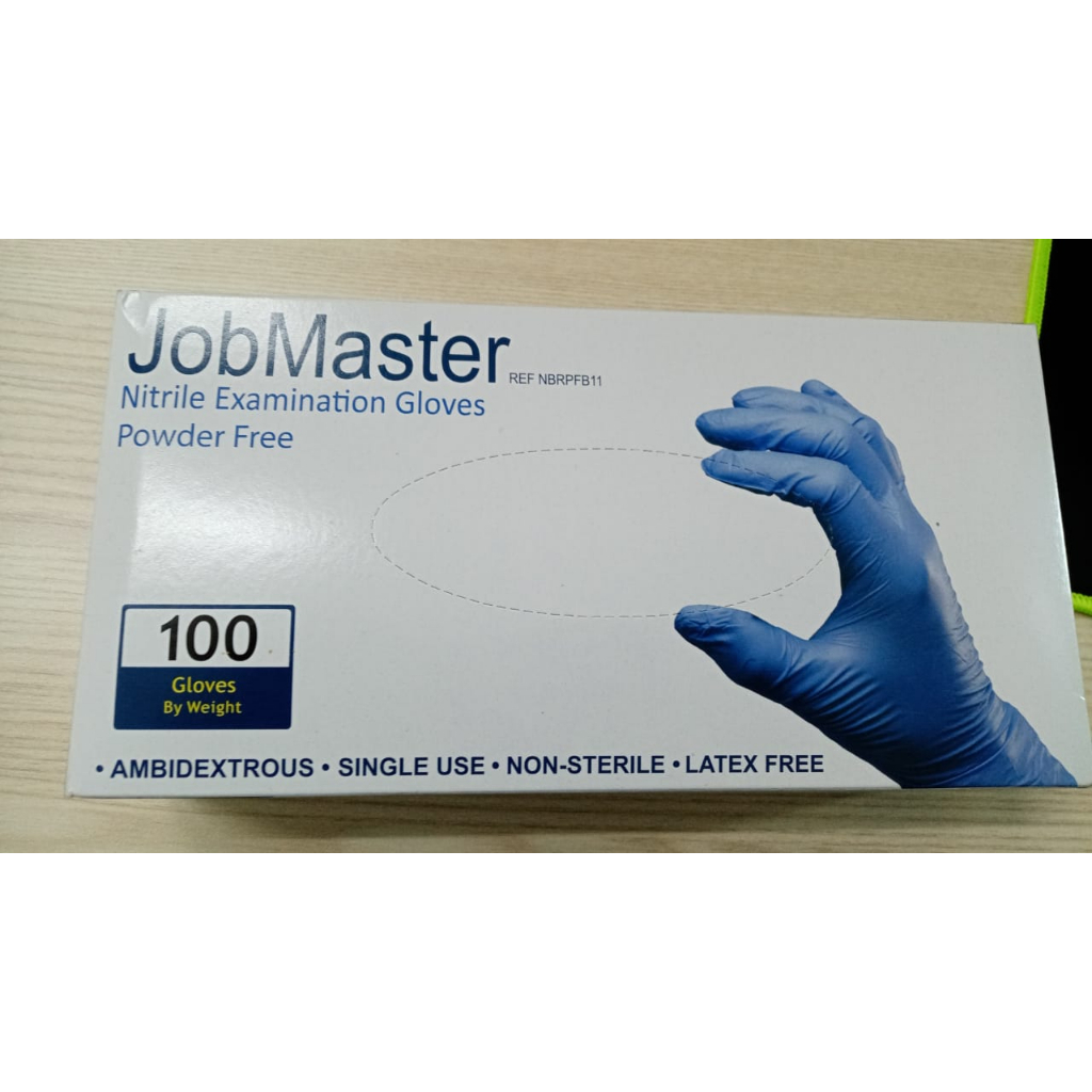 Job master medical grade examination gloves 4.2g AQL1.5- L-size