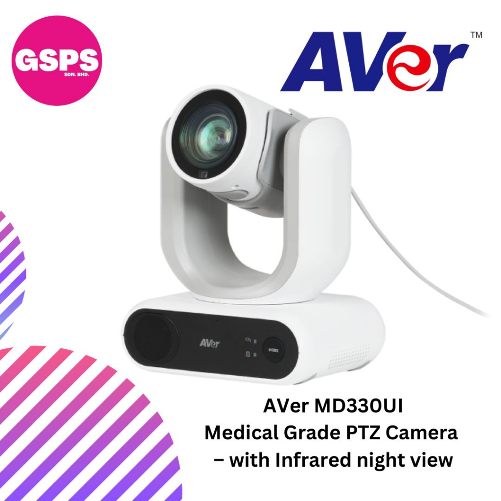 AVer MD330UI Medical Grade PTZ Camera – with Infrared night view