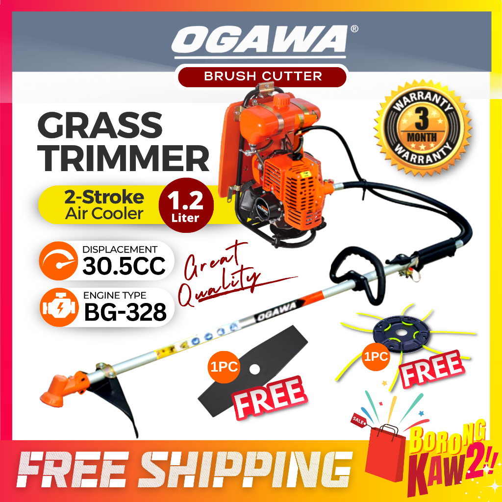 [ READY STOCK ] BG-328 Brush Cutter Backpack Brush Cutter Mesin Potong Rumput