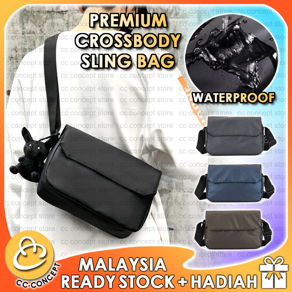 CC CONCEPT Waterproof Quality Casual Man Men Sling Bag Crossbody Bag Shoulder Bag Beg Sandang Beg Silang Lelaki