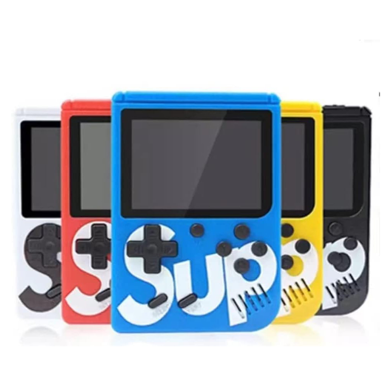 Sup Game Box Kids Game Console Mini Handheld Game Console with Built-in 400 Retro AVG Adventure Games Rechargable Consol