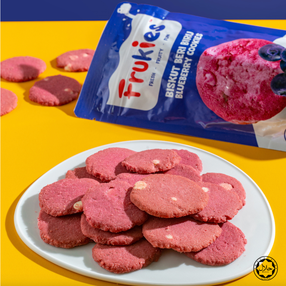Frukies - Blueberry / Strawberry / Orange Cookies Biskut Sedap