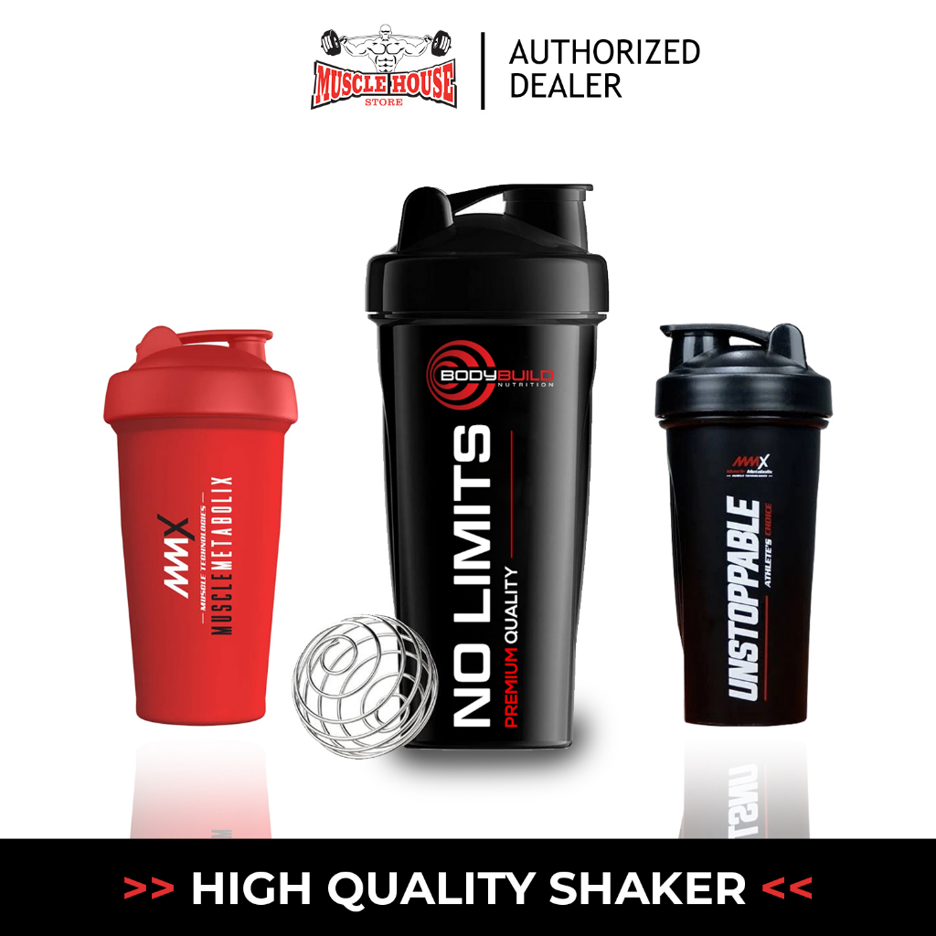 BodyBuild Premium MMX Protein Shaker Blender Mixer Bottle Water Bottle Sports Fitness Gym BPA Free Bottle