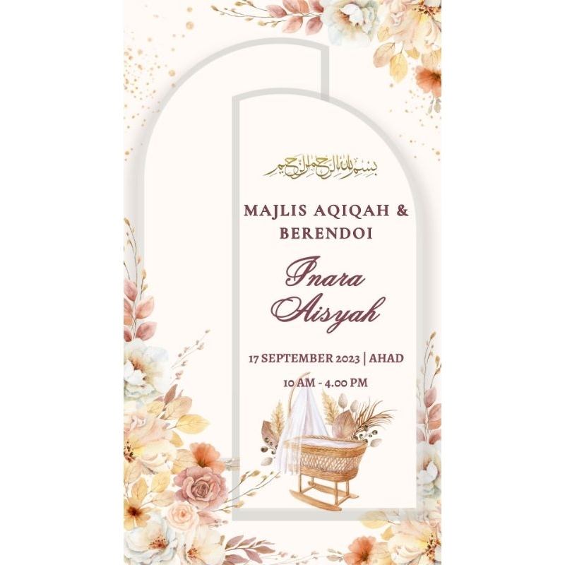 Jemputan Majlis Aqiqah : - Majlis Aqiqah - - + JPEG