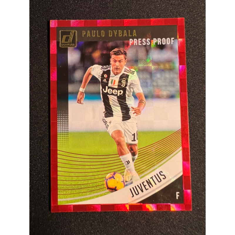 2018-19 Panini Donruss Soccer Red Press Proof - Paulo Dybala