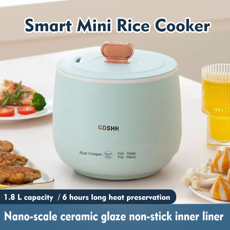 [Ready Stock] Mini Rice Cooker Small Rice Cooker Small Periuk Nasi Cooking Pot  Electric Cooker Rice Cooker Non SticK