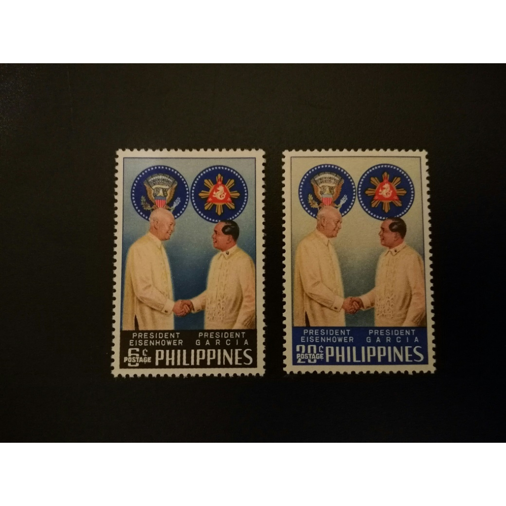 Philippines 1960 Visit of President Mint Stamps - Complete Set