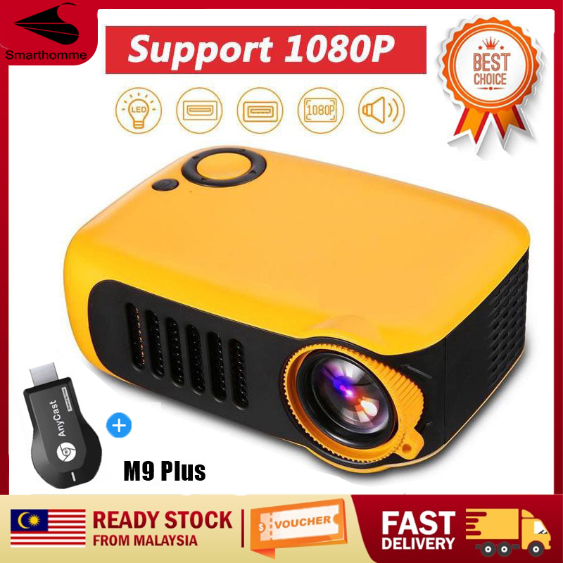 A2000 A10 Mini Projector Full HD 1080P 4K Video projector LED Android Projector for Home Cinema Can Connect Phone 迷你投影仪