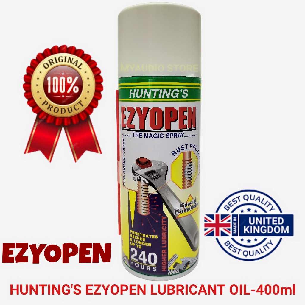 HUNTING'S EZYOPEN LUBRICANT OIL-400ml (MADE IN ENGLAND )