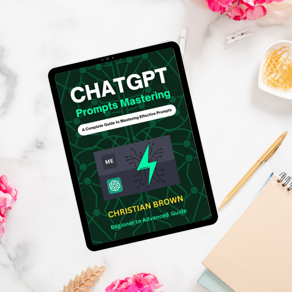 [1] | ChatGPT Prompts Mastering | PDF eBook | Instant Download | Digital Book | Read on Phone, PC & iPad
