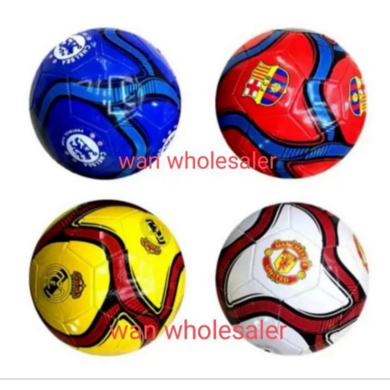 bola sepak bola led soccer ball adult football size 5.