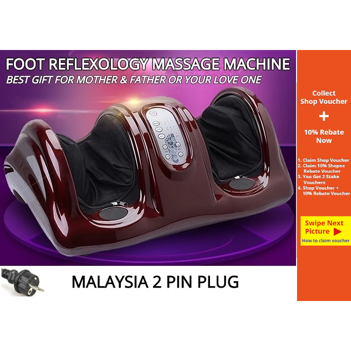 Foot Care Massage Machine Reflexology Electric Foot Massager Mesin Urut Kaki 足底按摩器