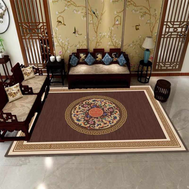 Karpet Velvet Luxury Home Decoration Rugs Chinese Modern Style Antique Art Hiasan Rumah Alas Kaki Besar Carpet Murah XXL