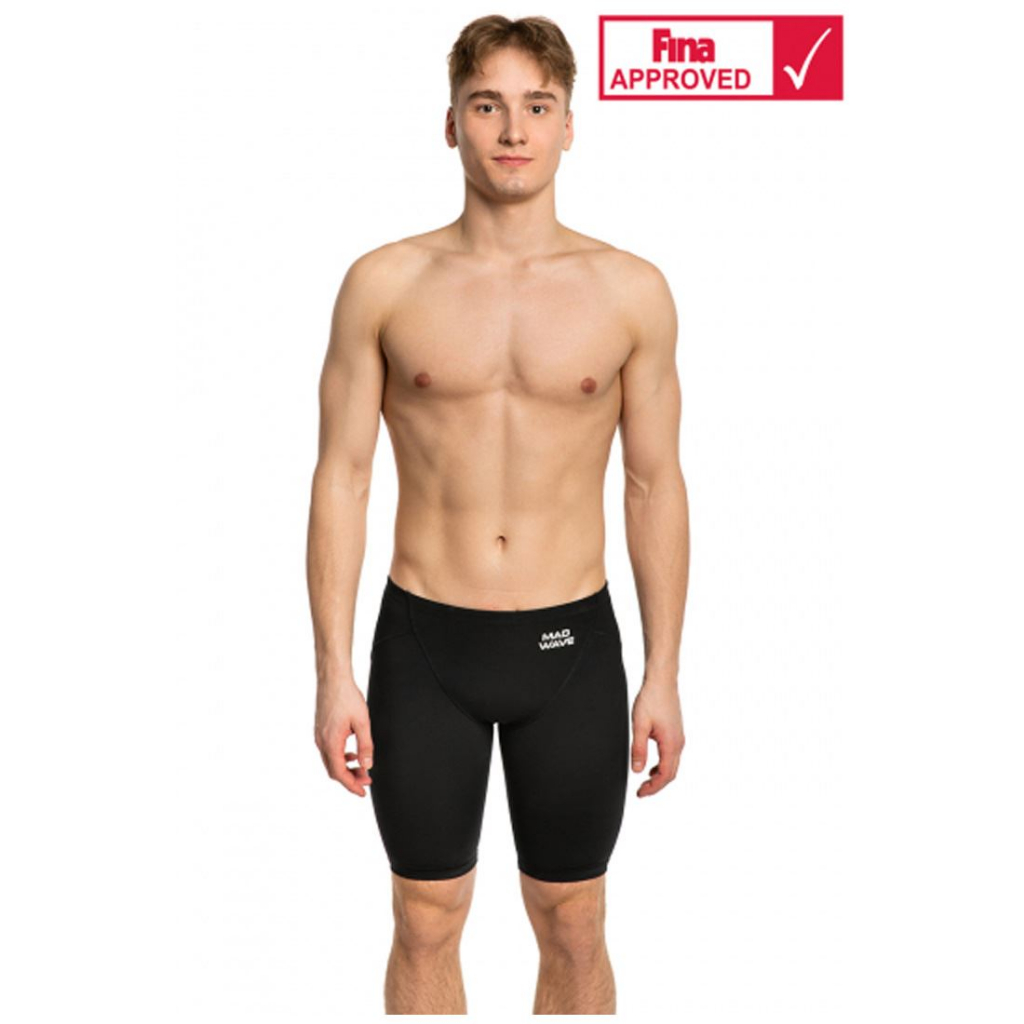 MADWAVE FASTSKIN REVOLUTION MEN JAMMER - BLACK (FINA APPROVED)