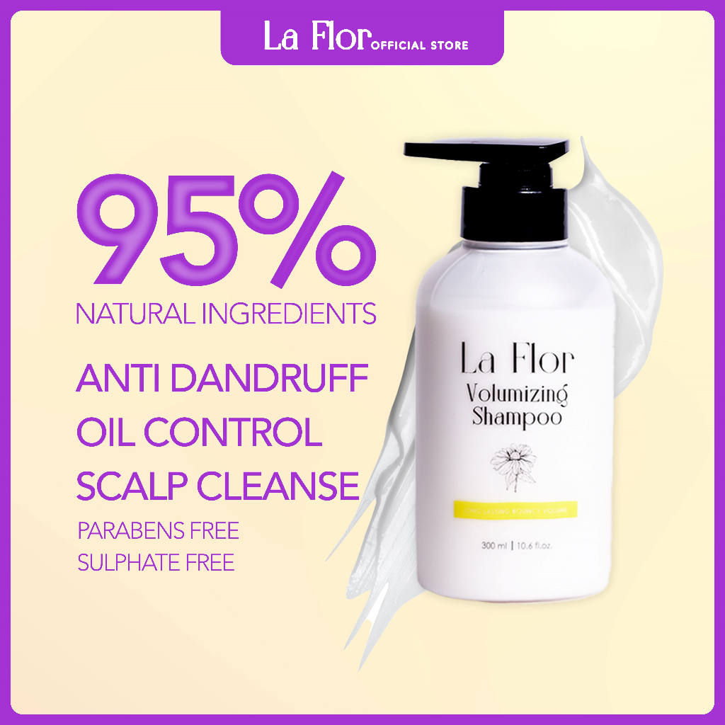 [PRE-ORDER] LA FLOR Volume Shampoo Anti Hair Fall Anti Dandruff