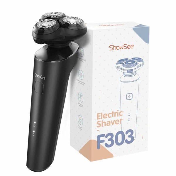 【Clearance】Xiaomi Showsee F303-BK Electric Men Shaver IPX7 Waterproof Floating 3 Blade Type-C Charging Beard 電動 剃須刀