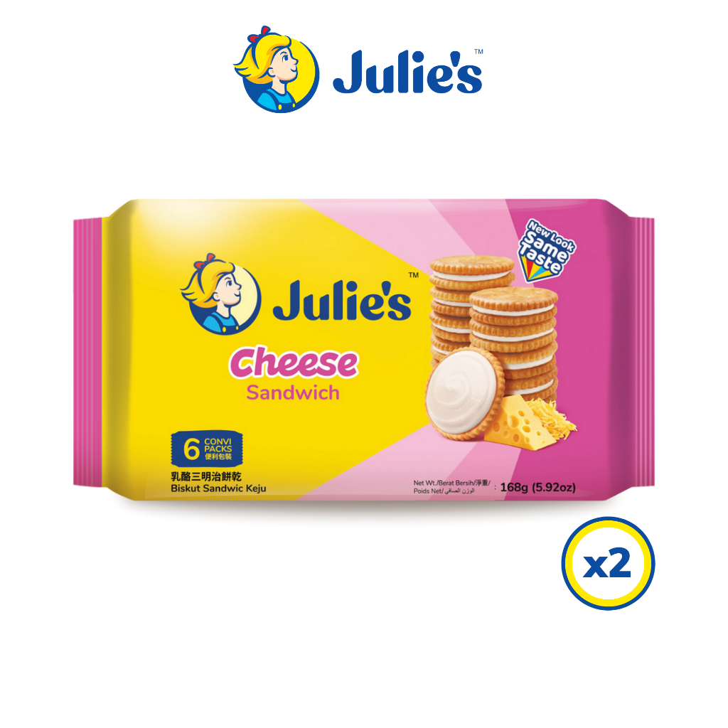 Julie's Cheese Sandwich (168g x 2 Packs)