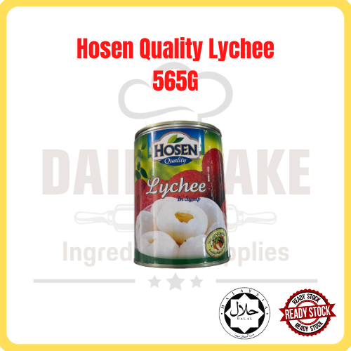 Hosen Lychee 565G/Laici/荔枝/Desserts/Pencuci Mulut/甜品/Cake/Kek/蛋糕/Baking/Membakar/烘培