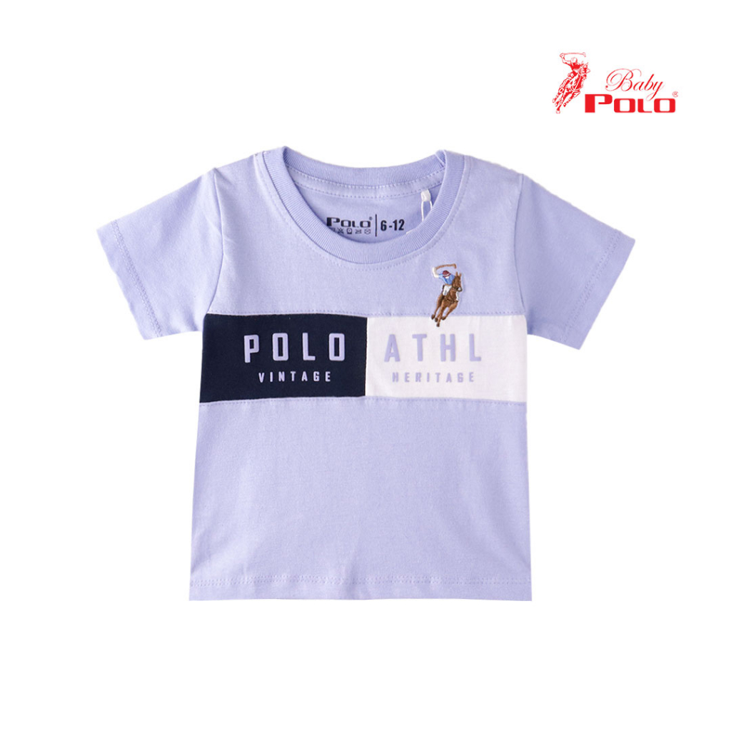 Baby Polo Boy Short Sleeve Round Neck Shirt 02-202541