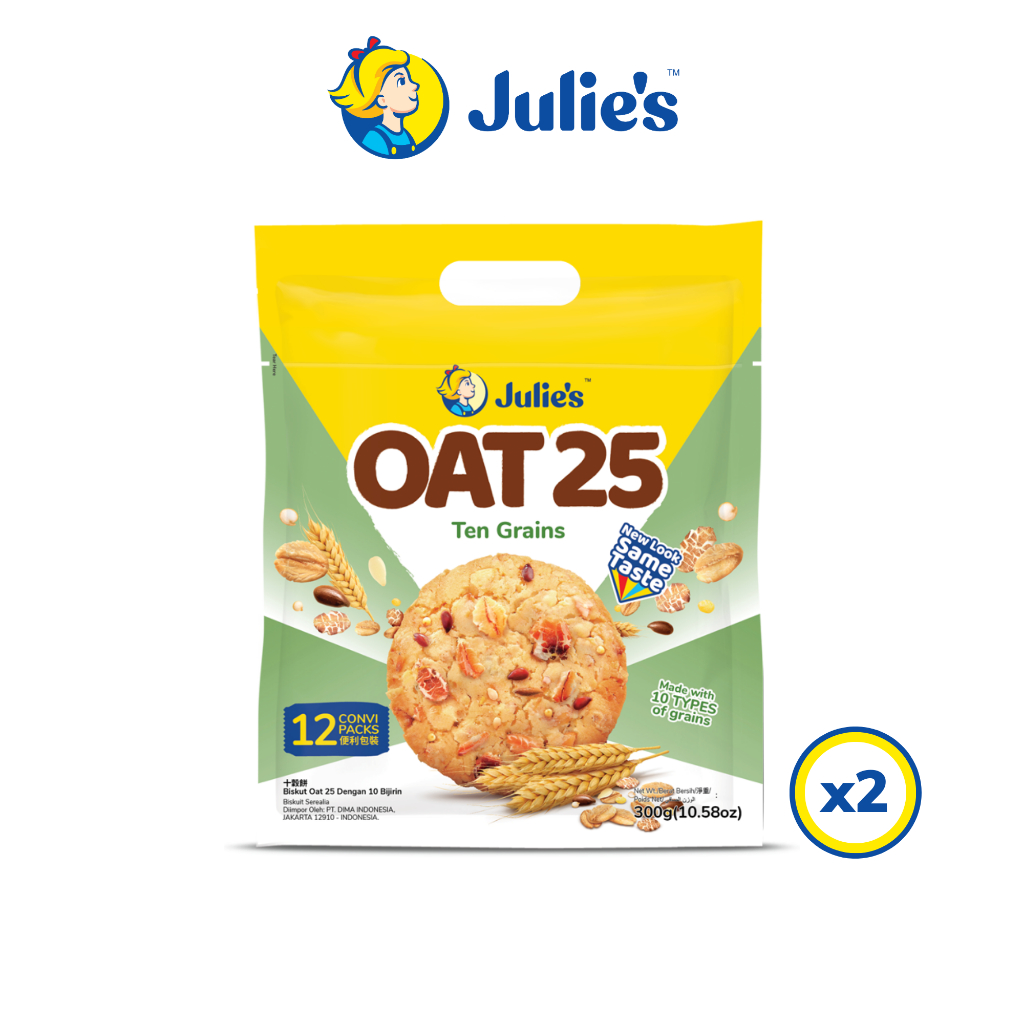 Julie's Oat 25 Ten Grains (300g x 2 Packs)