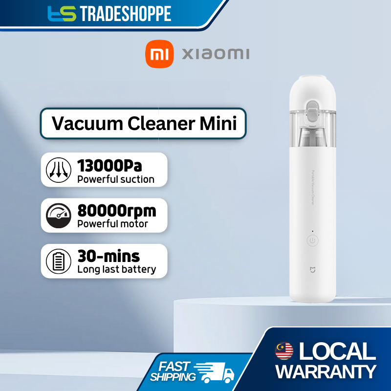 Xiaomi Mi Portable Vacuum Cleaner Mini Wireless Handheld Lightweight 13000Pa Suction for Home and Car Rechargeable