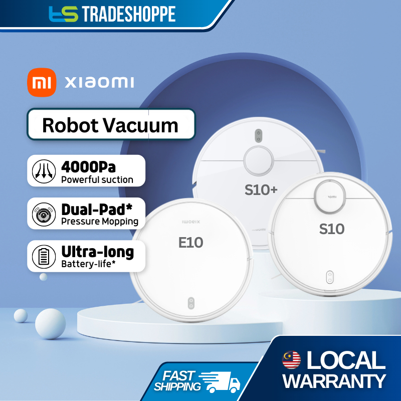 Xiaomi Mi Robot Vacuum-Mop E10 / S10 S10+ / 3C / Mop 2 Ultra Essential Sweep + Mop Vacuum Cleaner Smart APP Control