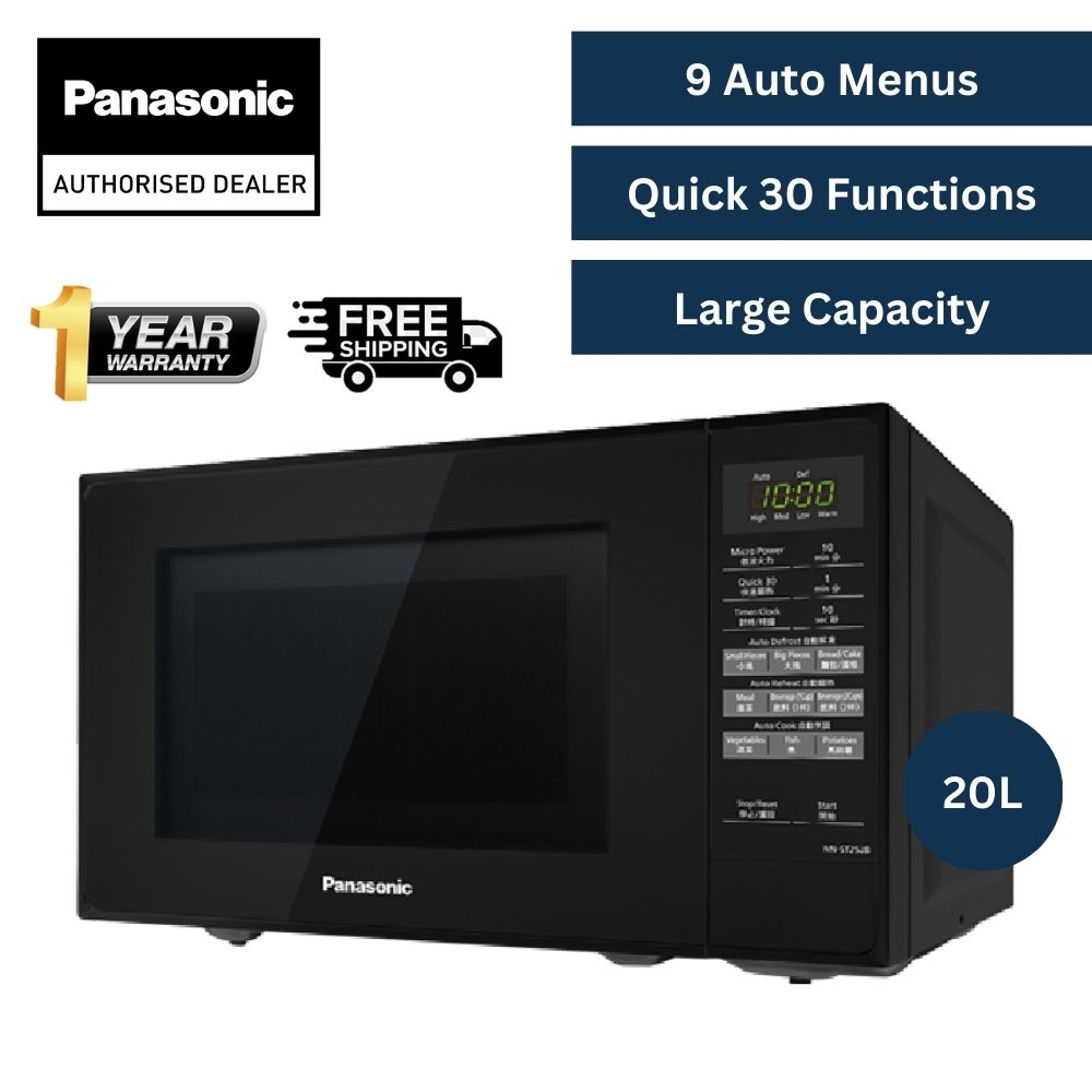 Panasonic Solo Microwave Oven Multi Quick Function NN-ST25JB (20L) NN-ST34 (25L) Kitchen Appliances Ketuhar Elektrik