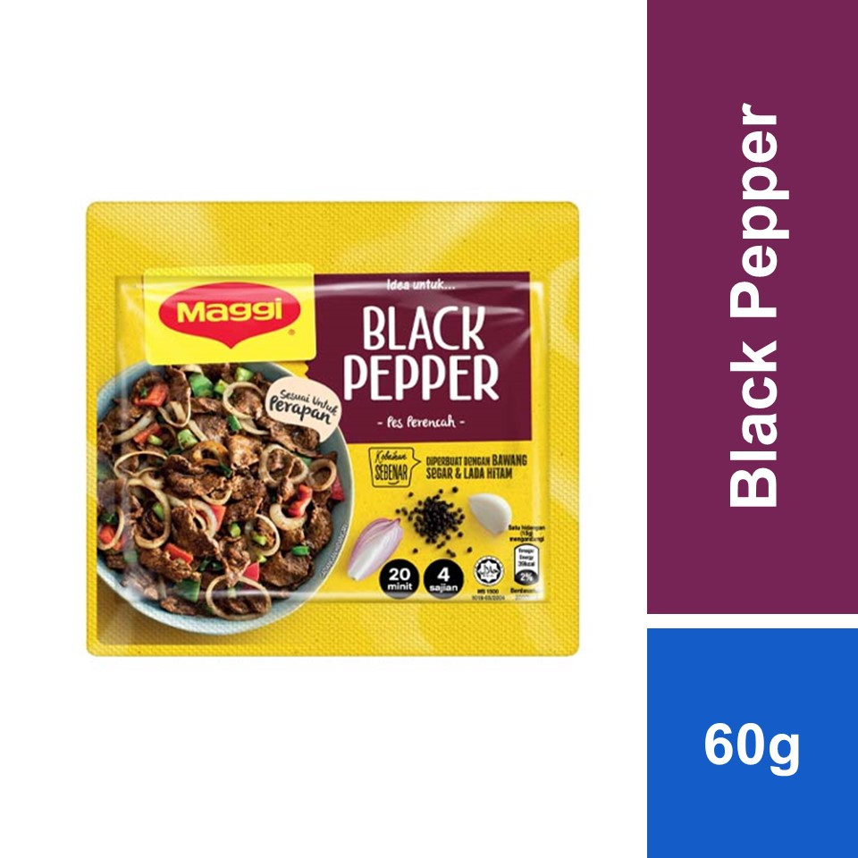 MAGGI Pes Perencah Black Pepper 60g