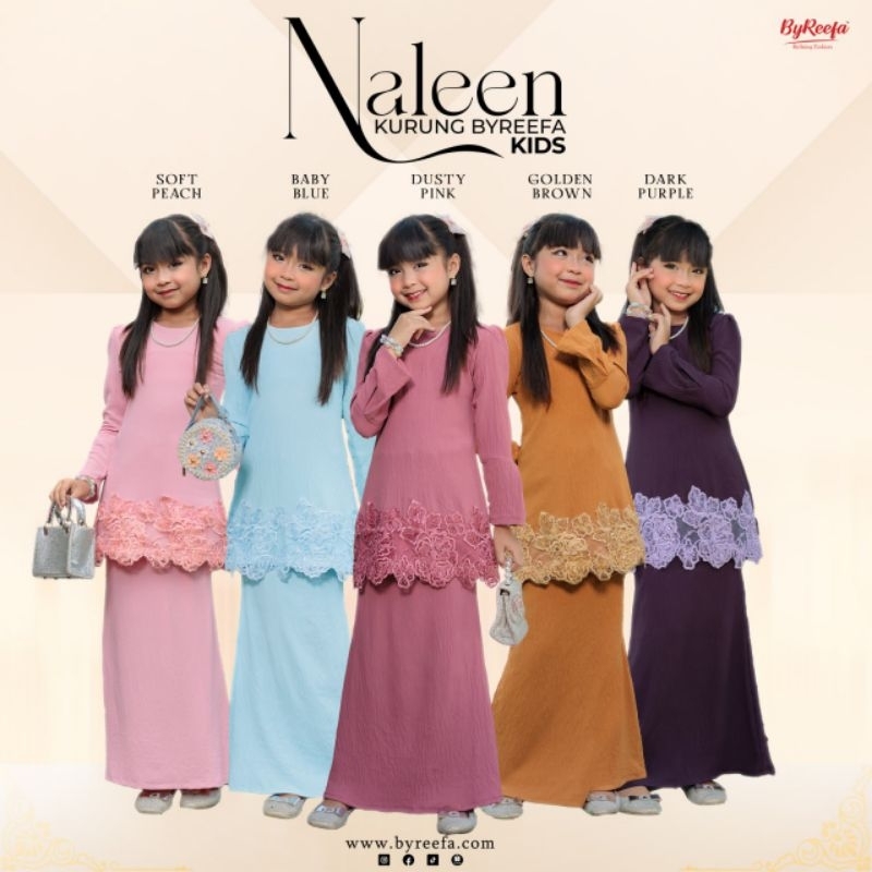 KURUNG NALEEN KIDS BAJU KURUNG KANAK KANAK KURUNG MODEN KANAK KANAK BAJU KURUNG BUDAK MURAH