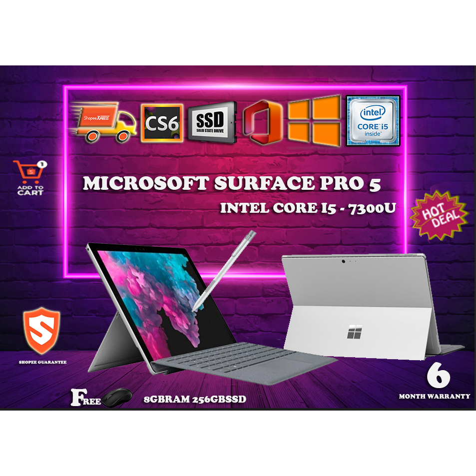 Microsoft Surface Pro 2in1 2K Touchscreen 2736x1824 Intel