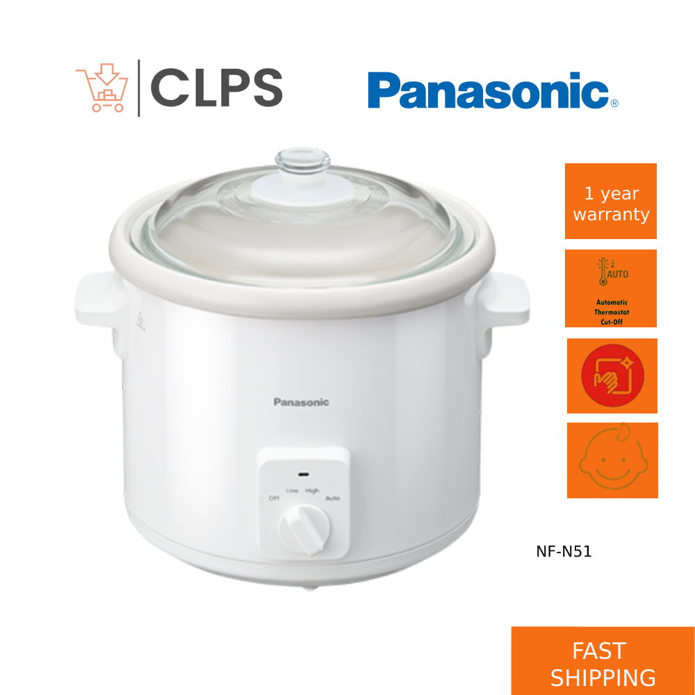 Panasonic Slow Cooker NF-N15SSL NF-N31AWSK NF-N51AWSK NF-N30ASSL NF-N30ASSL 慢炖锅 NFN15SSL NFN30ASSL NFN50ASSL