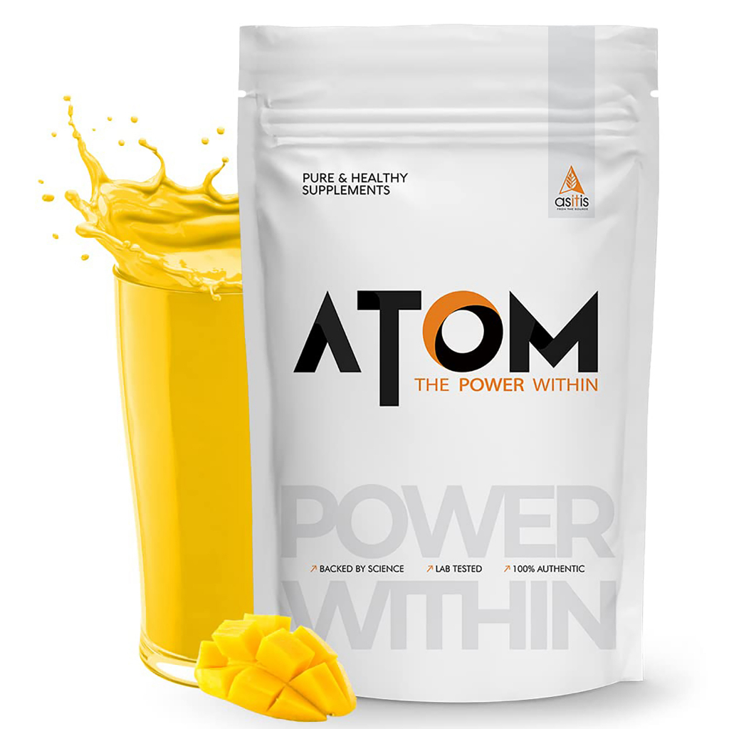 AS-IT-IS ATOM Whey Protein Isolate 1 kg Ultra-Pure Fast Acting Protein