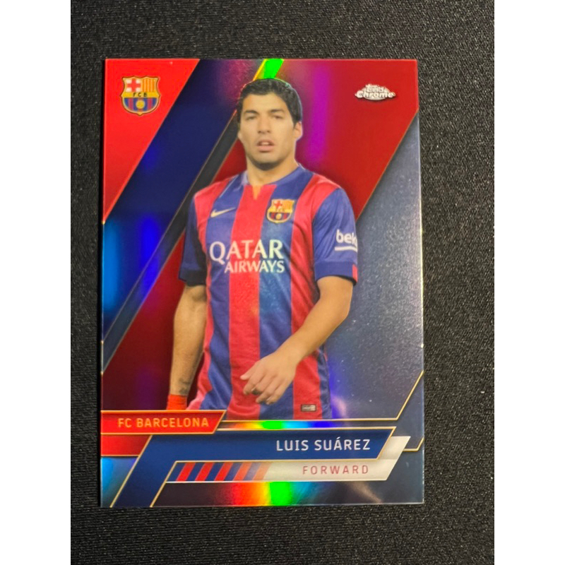 2023 Topps Chrome FC Barcelona Base Refractor - Luis Suarez