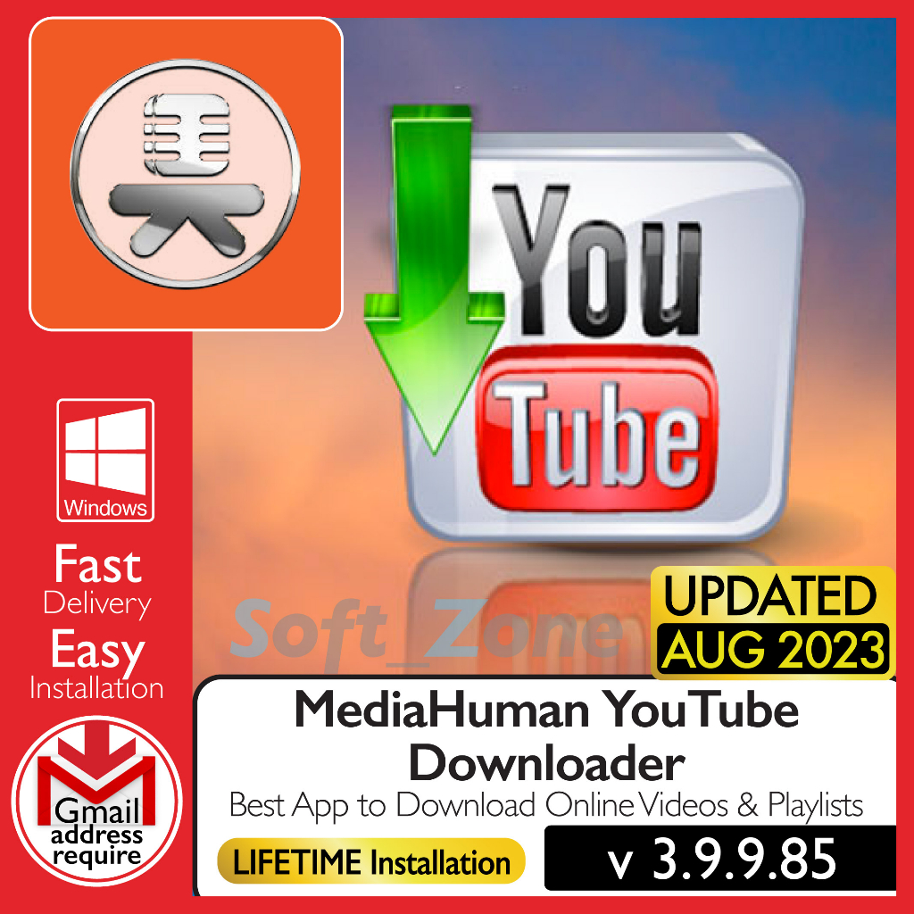 MediaHuman You⭐Tube Downloader 3.9.9.85 - Download Online Videos & Playlists [Windows] - Digital Download