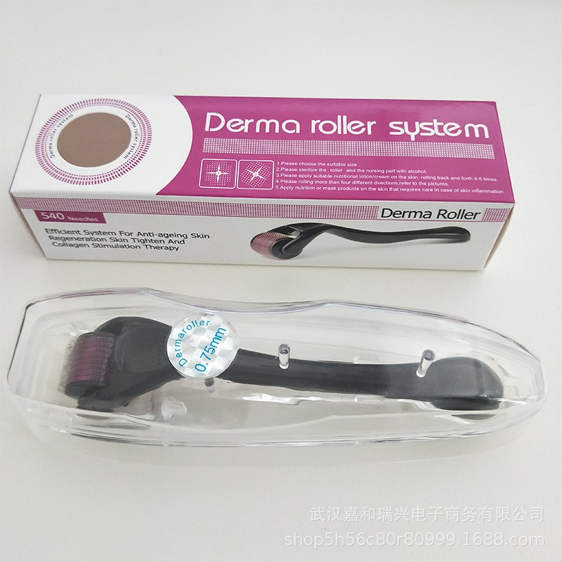 ❤ Box Pack Derma Roller 540 Microneedle Roller Therapy Skin Micro Needle Derma Roller 微针滚轮.
