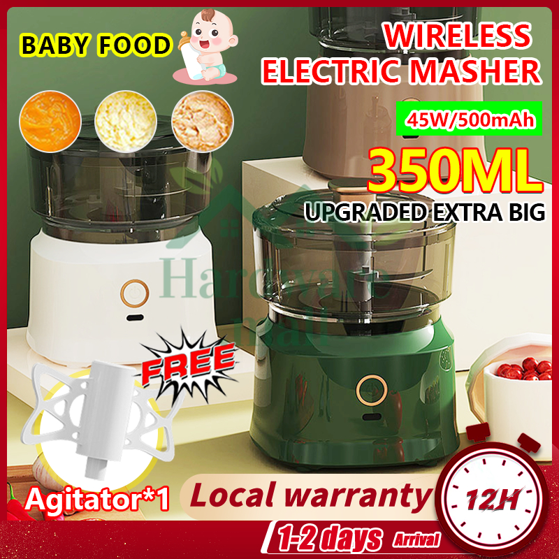 Multifunctional Food Processor Electric Garlic Beater Cordless Meat Blender Baby Food Chopper Processor Kitchen 多功能料理机