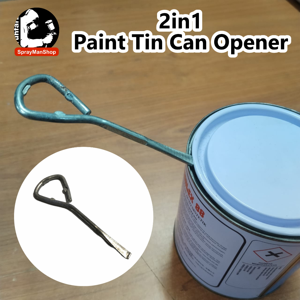 2in1 Paint Tin Can Opener Bottle Opener