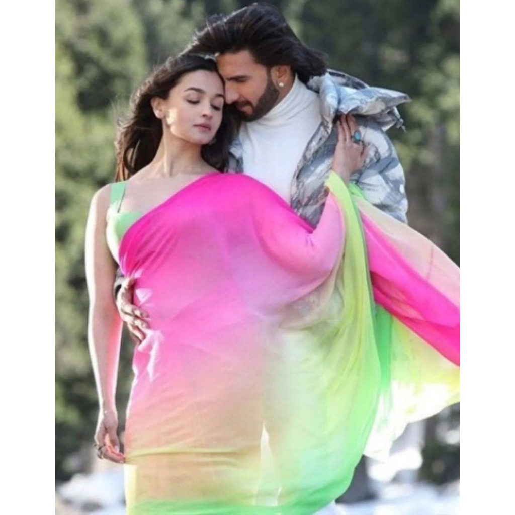 Bollywood Alia Bhatt Saree