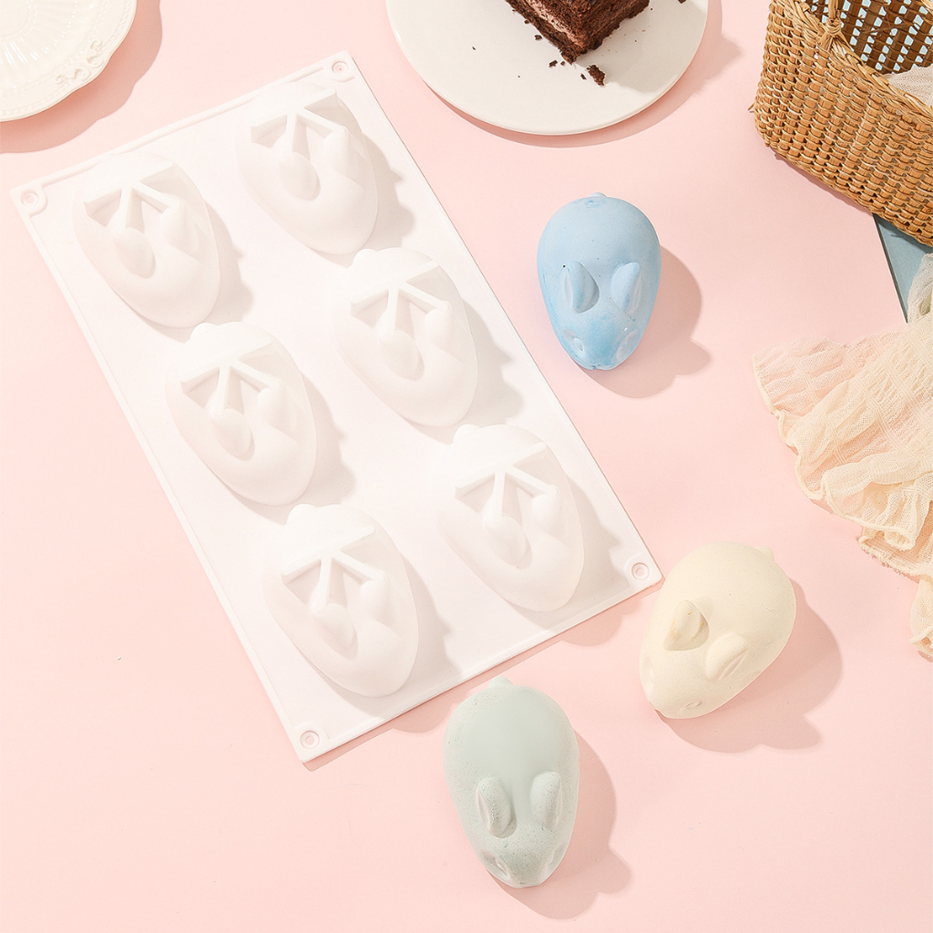 Rabbit Silicone Jelly Mold Dessert Ice Cartoon DIY Pig Mould I 白凉粉模具 | 冰格 | 燕菜 | 兔子卡通淋模具 | Mold Arnab