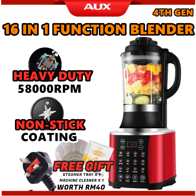 【多蒙最强第四代】Blender Heavy Duty Blender Ice Juicer Blender Grinder Mixer Food Processor Blander Buah Blenders Kering 破壁机 豆浆机