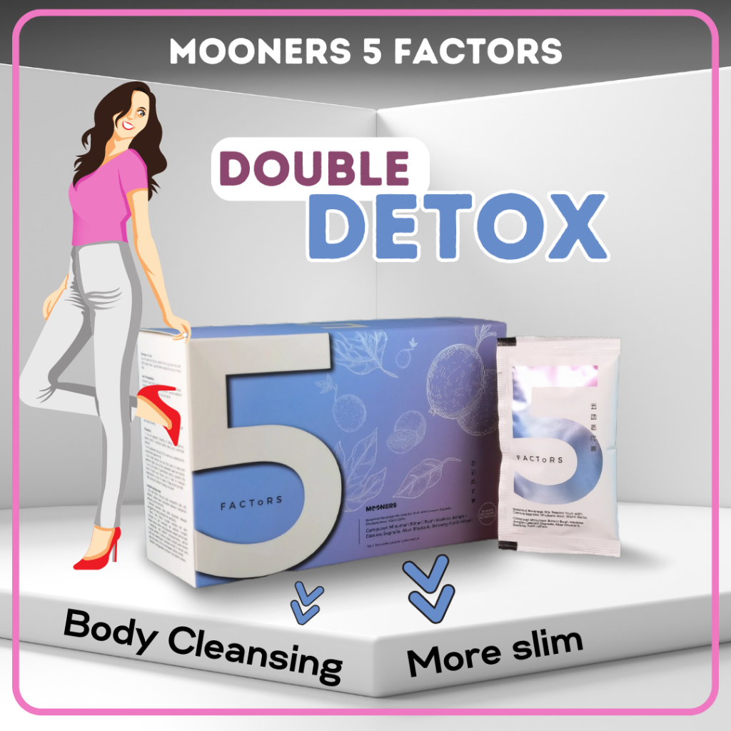 Mooners Double Effect Detox Slimming/Herbal/Nutrient/antioxidant/Reduce Appetite/Remove Water Retention/Aid Digestion