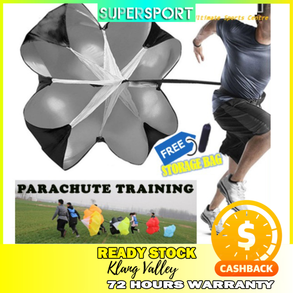 Running Power Chute Strength Training Sports Umbrella Resistance Workout Exercise Parachute Running Training Equipment