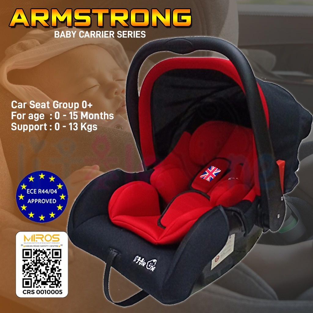 Baby Car Seat NEWBORN TO 13KG ECE CERTIFIED Little One ARMSTRONG 4 in1 CSA Infant Baby carrier carseat