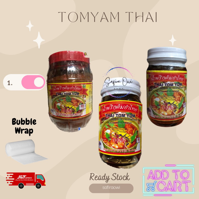 PES TOM YAM KUNG THAI BRAND 900gram (TULISAN SIAM ORIGINAL MADE IN THAILAND)