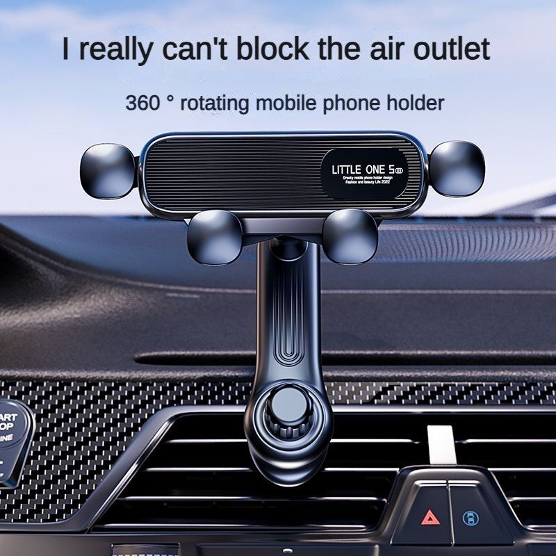 Car Phone Holder 360°Rotating Holder Air Outlet Snap-on Multifunctional/Mobile Navigation Stand Fixed/360°车上手机旋转导航支架