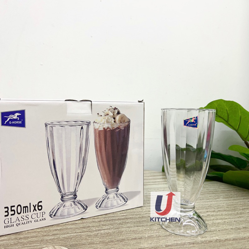 GK018 Beverages Drinkware Serveware Juice GlassTumbler / Gelas Kaca kaki