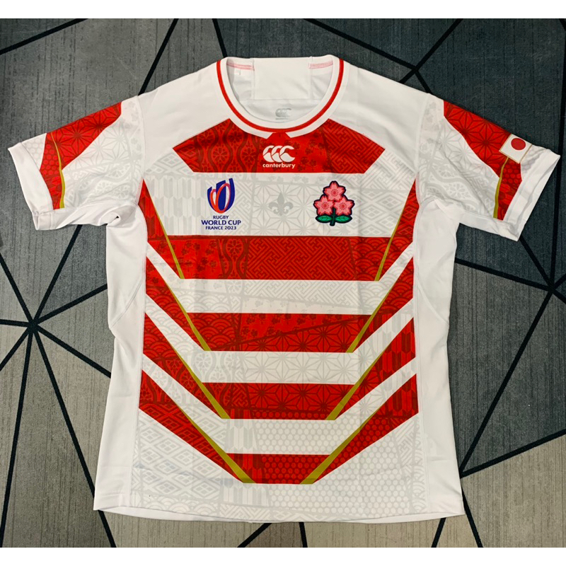 % Original Canterbury Japan RWC23 Home Rugby Jersey