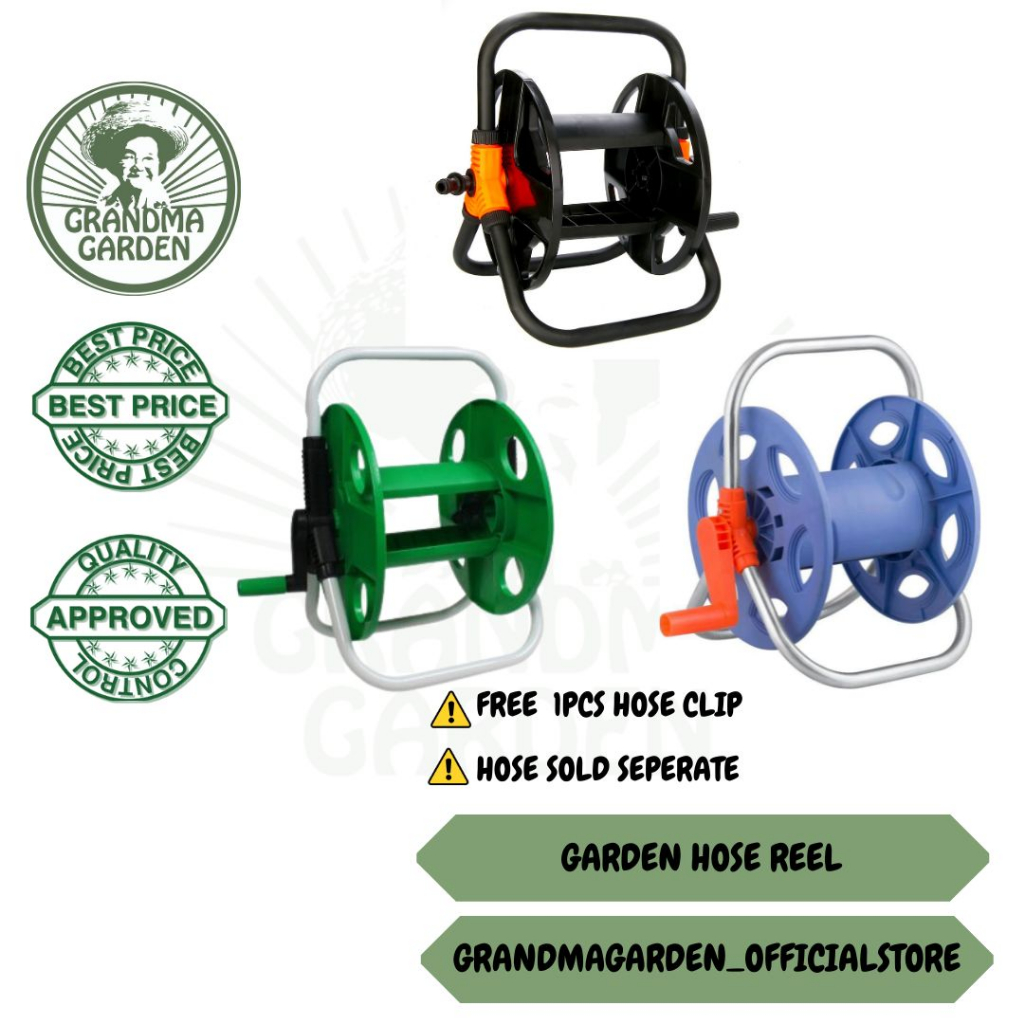 PORTABLE GARDEN HOSE REEL / WATER PIPE HOLDER / WATER HOSE REEL / PENGULUNG HOSE / KEKILI PAIP PENGANJUR PAIP