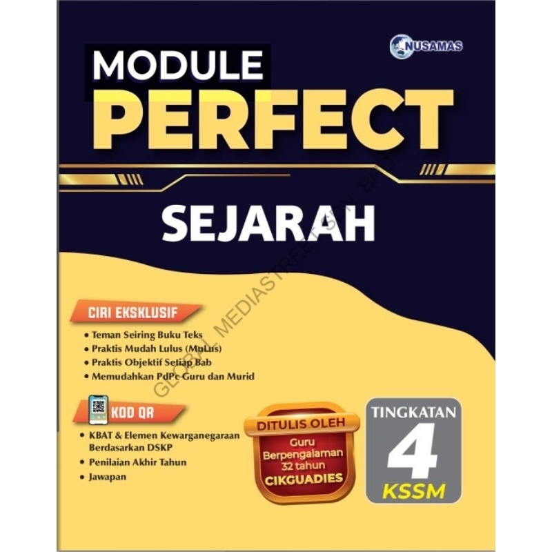 Buku Latihan Module Perfect Sejarah Tingkatan 4 KSSM